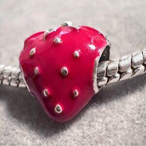 Strawberry Bead Charm fits PANDORA‎